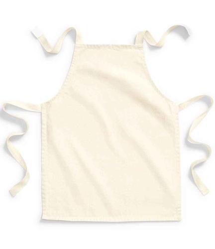 Westford Mill Fairtrade Kids Craft Apron - NAT - ONE